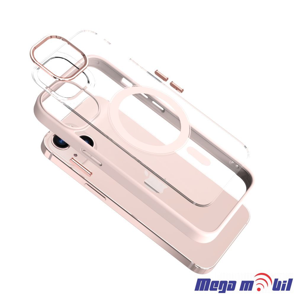 Futrola iPhone 13 Pro Magsafe Acrylic rose.